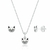 Conjunto de Prata Gatinho