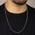 Corrente de Prata Masculina Elo Pipoca Bali 60cm - For Men