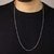 Corrente de Prata Masculina Elo Pipoca Bali 70cm - For Men