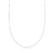 Corrente de Prata Elo Cartier Achatado (1mm) 50cm