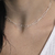 Corrente de Prata Elo Cartier Diamantada 40cm