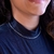 Corrente de Prata Feminina Elo Coração 45cm