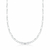 Corrente de Prata Masculina Elo Fígaro 3x1 (3mm) 60cm