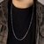 Corrente de Prata Masculina Flat Fígaro 1x1 60cm - For Men