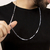 Corrente de Prata Masculina Elo Piastrine 70cm - For Men