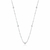 Corrente de Prata Veneziana e Bolinhas (1mm) 50cm