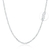 Corrente de Prata Masculina Singapura Espaçada 70cm - For Men