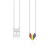 Escapulário de Prata Luta LGBTQIA+ 60cm: Represente a diversidade com estilo