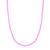 Colar de Cristal Rosa Pink 40 Cm