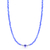 Colar de Cristal Azul c/ Olho Grego 45 Cm