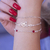 Pulseira de Prata 925 Elo Americana Escrita Love 18cm