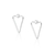 Kit Piercing de Prata Duo Triângulo: Estilo e Versatilidade em um Conjunto Exclusivo!