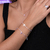 Kit Duas Pulseiras de Prata Borboleta e Coração 18cm: Elegância e Doçura