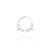 Piercing Aro Spike Brilhante