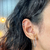 Piercing de Prata Pressão Coração Vazado