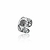 Piercing de Prata Pressão Flor Bali - Florescer