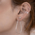 Piercing de Prata 925 Pressão Gota Vazada | Delicadeza e Personalidade em seu Piercing