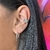 Piercing de Prata Cartilagem Traços de Bali: Elegância em Prata para Ocasiões Especiais - comprar online