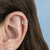 Piercing de Prata Pressão Três fios