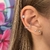 Piercing de Prata Quadrado Bolinha: Charme e sofisticação em uma joia deslumbrante