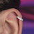 Piercing de Prata Três Fios