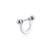 Piercing para Mamilo com Zircônias