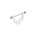 Piercing para Mamilo Lua Estrelada
