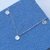 Pulseira de Prata Três Medalhas Feminismo 18cm