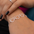 Pulseira de Prata Três Ratinhos 18cm: Design Exclusivo