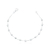 Pulseira de Prata Treze Bolinhas 18cm