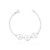Pulseira de Prata Três Espíritos Santos 18cm