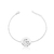 Pulseira de Prata 'Amor Pela Lua' 18cm