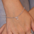 Pulseira de Prata Borboleta Vazada 19cm: Delicadeza e Elegância