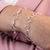 Pulseira de Prata Círculos Unidos 18cm: Estilo e Sofisticação ao Seu Alcance