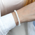 Pulseira de Pérolas Murano com Fecho em Prata 21cm