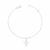 Pulseira de Prata Anjinho 19cm