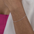 Pulseira de Prata Bolinhas Facetada 19cm: Elegância com Brilho Sutil