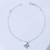 [CAIXINHA] Pulseira de Prata Borboleta Vazada 19cm