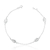 Pulseira de Prata Búzios 19cm: Toque de Brilho