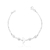 Pulseira de Prata Sereia e Zircônias 19cm