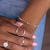 Pulseira de Prata Bolinhas 18cm