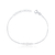 Pulseira de Prata Cinco Bolinhas 20cm - Jana Taffarel