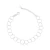 Pulseira de Prata com Círculos 18cm