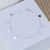 Pulseira de Prata com Medalhas Lisas 19cm