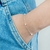 Pulseira de Prata com Quatro Pérolas Delicadas 16cm