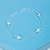 Pulseira de Prata Delicada com Zircônias Brancas 19cm