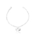 Pulseira de Prata Concha, Cauda e Estrela 18cm