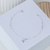 Pulseira de Prata Coração Liso 19cm