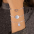 [VERIFIQ. PERSO/CAIXINHA] Pulseira de Prata Coração Liso18cm