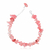 Pulseira de Prata com Quartzo Rosa 20cm: Elegância Suave - Coleção Essência
